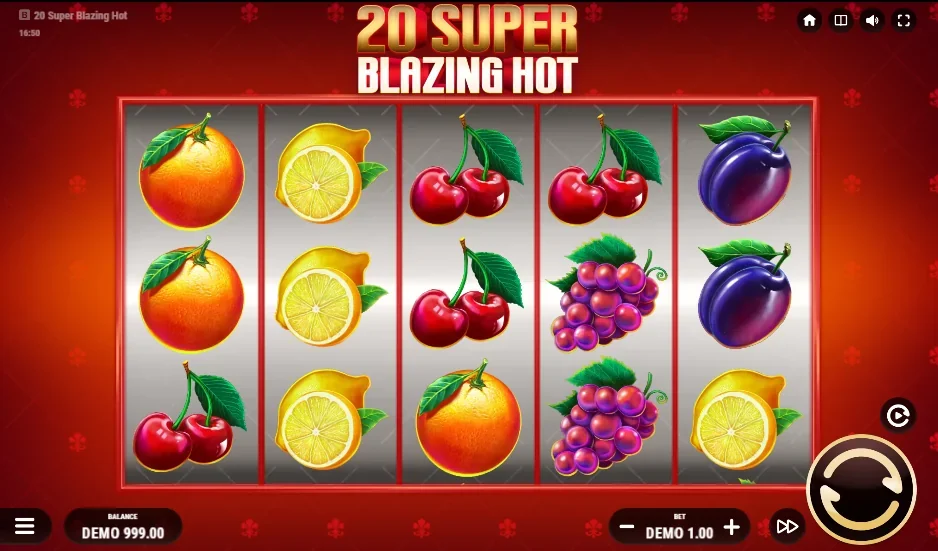 20 Super Blazing Hot slot features and rtp