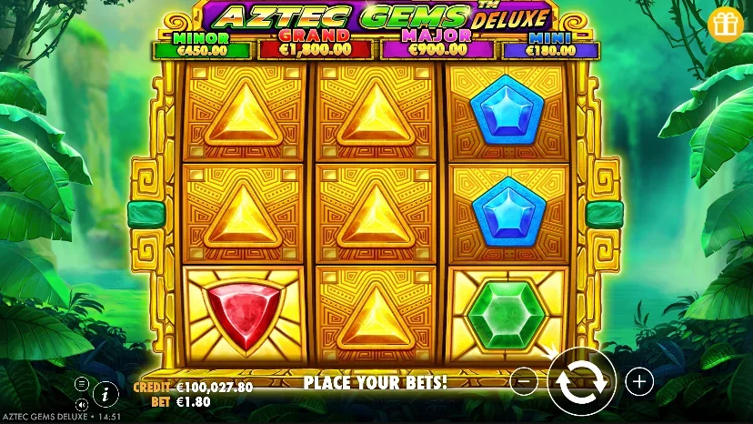Aztec Gems Deluxe slot game