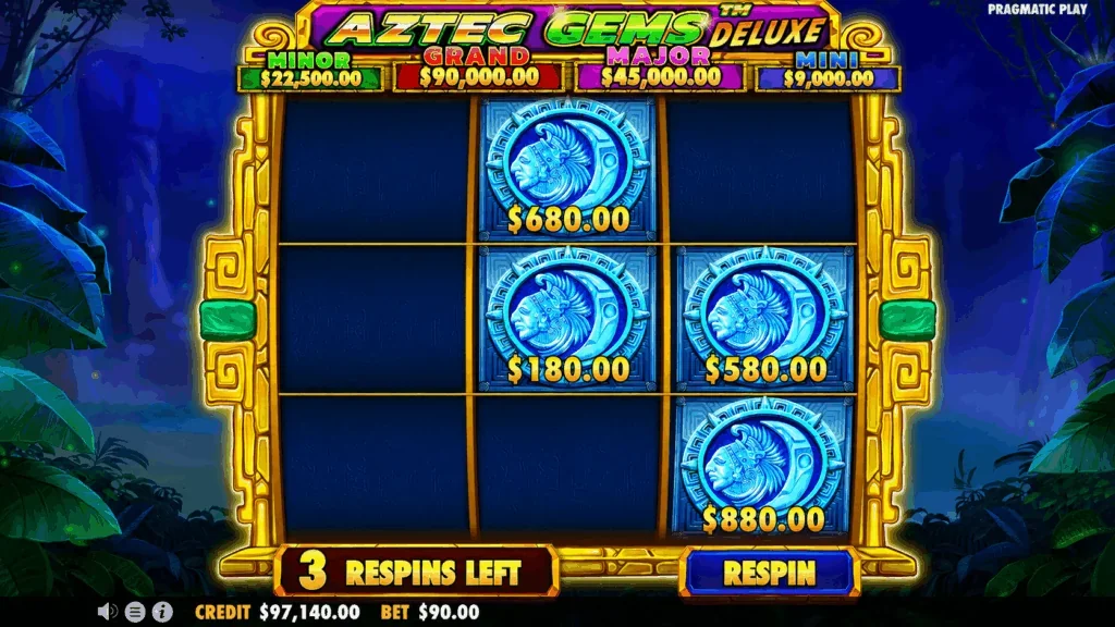 Aztec Gems Deluxe slot features and rtp
