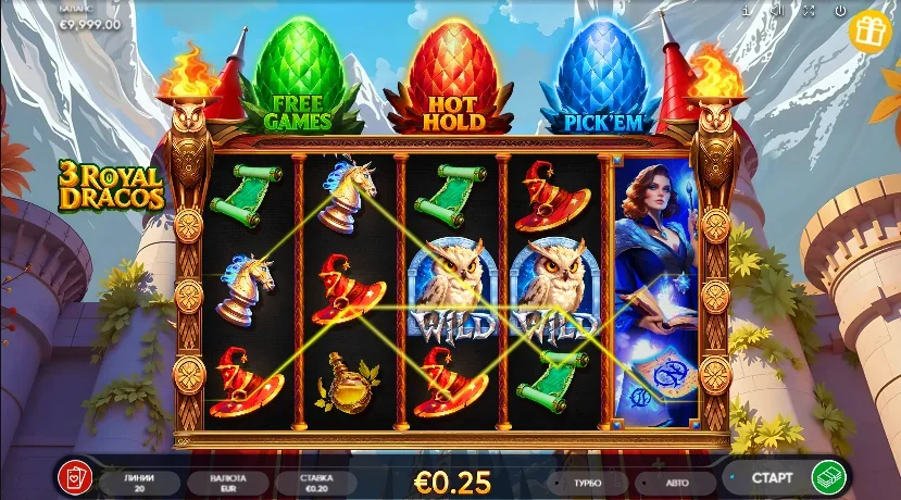 3 Royal Dracos demo gameplay how to play