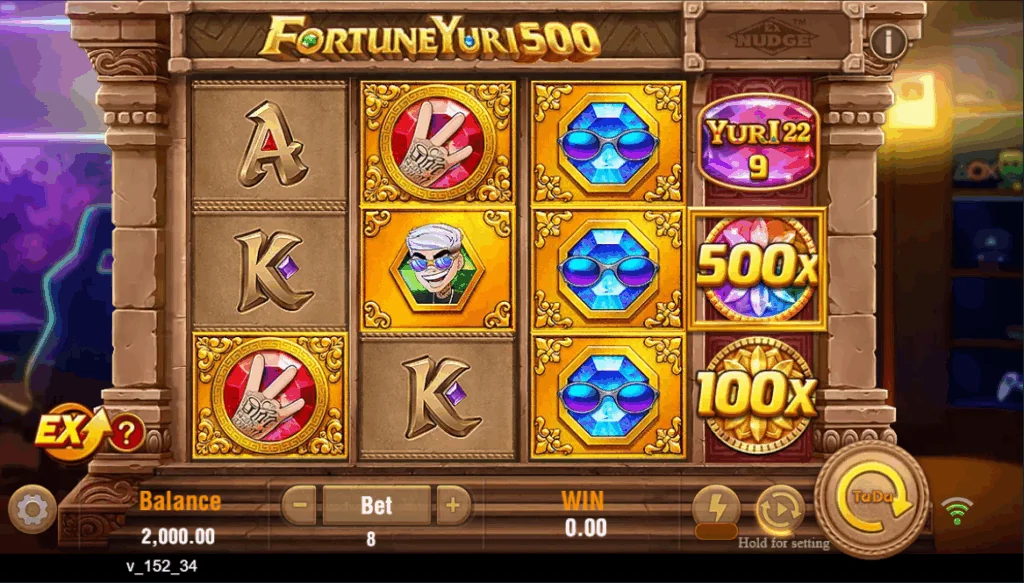 Fortune Yuri 500 slot game screenshot