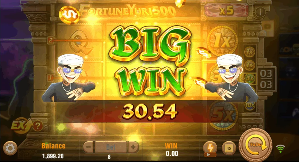 Fortune Yuri 500 slot features and rtp