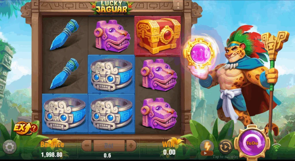 Lucky Jaguar slot game screenshot