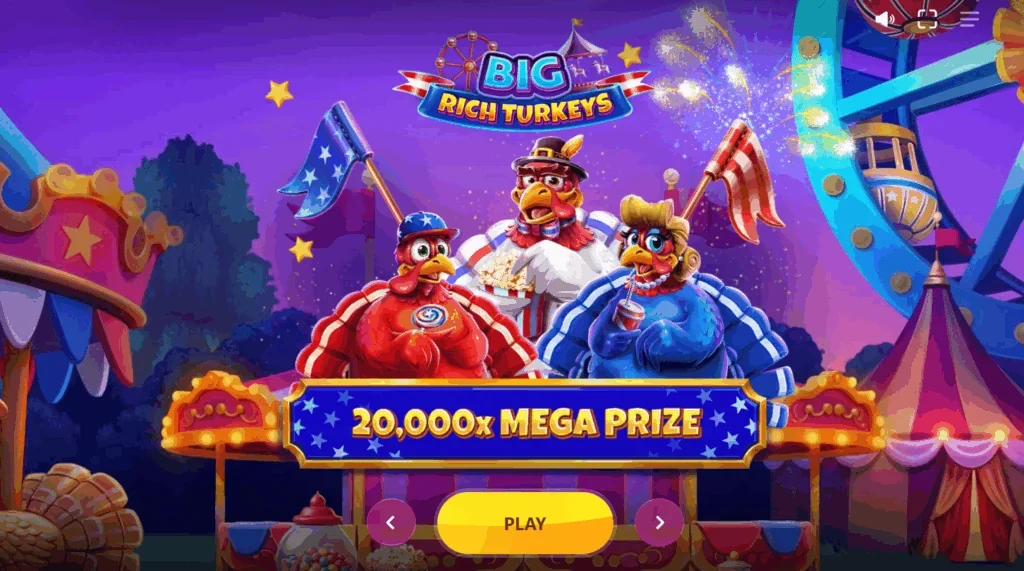 Big Rich Turkeys slot game screenshot