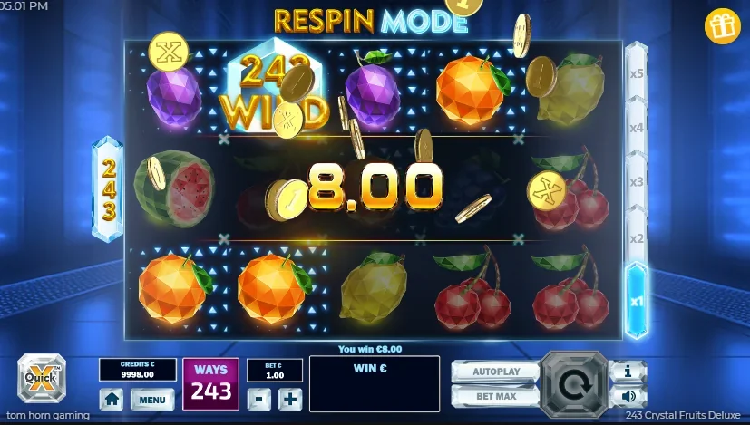 243 Crystal Fruits Deluxe demo gameplay how to play