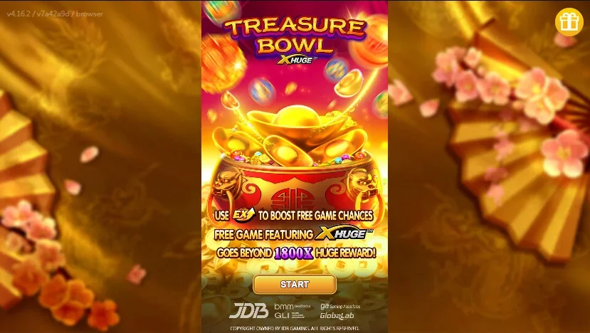 Treasure Bowl slot game screenshot