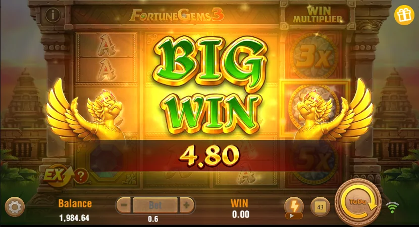 Fortune Gems 3 slot features and rtp