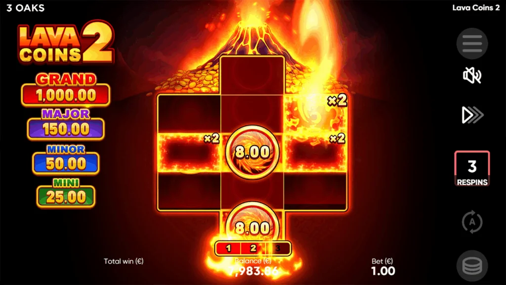 Lava Coins 2 slot game