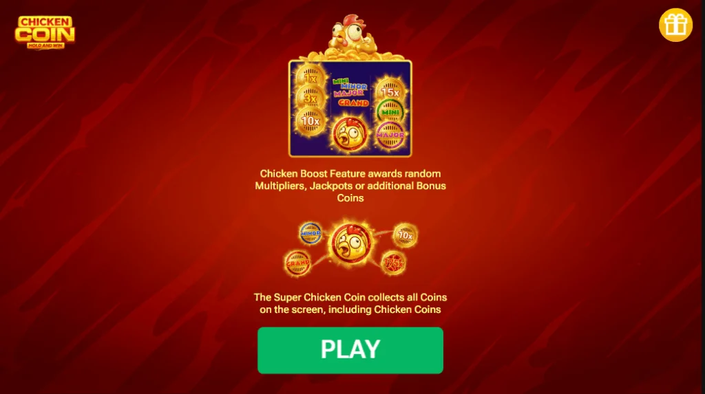 Chicken Coin slot game screenshot