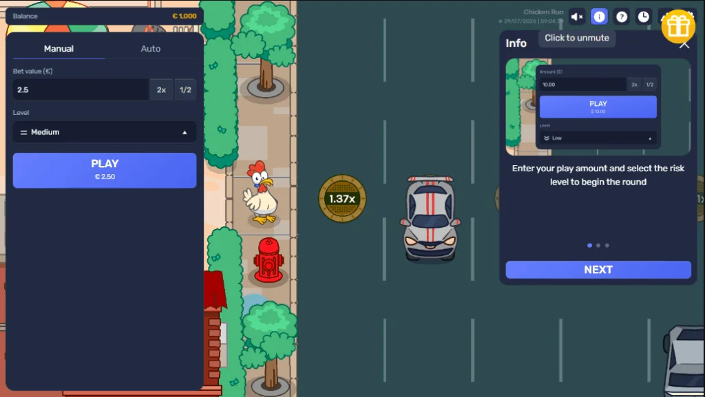 Chicken Run slot game screenshot