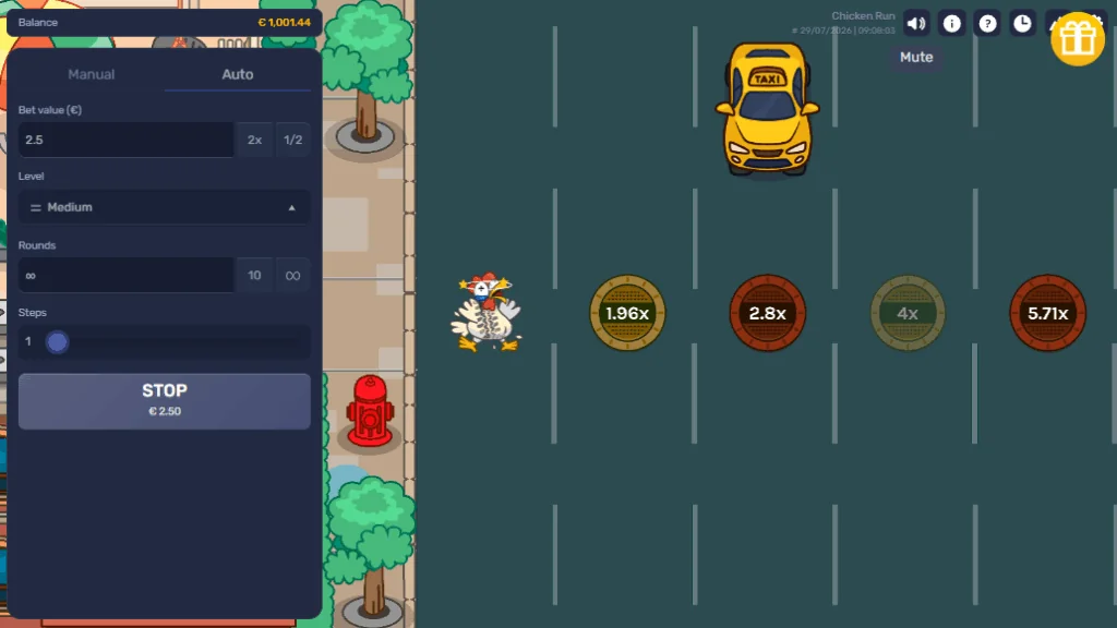 Chicken Run slot features and rtp