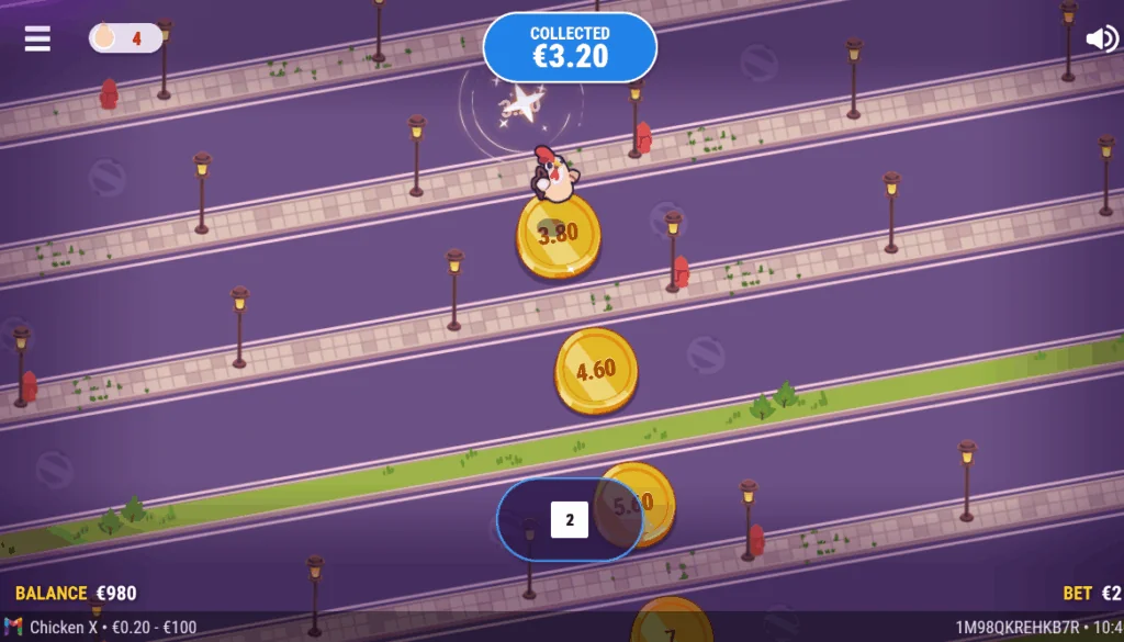 Chicken X Game slot features and rtp