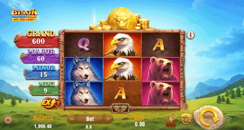 Bison Fortune Coins slot game