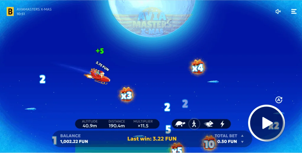 Aviamasters X-mas demo gameplay how to play