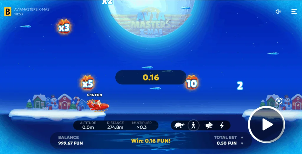 Aviamasters X-mas slot features and rtp