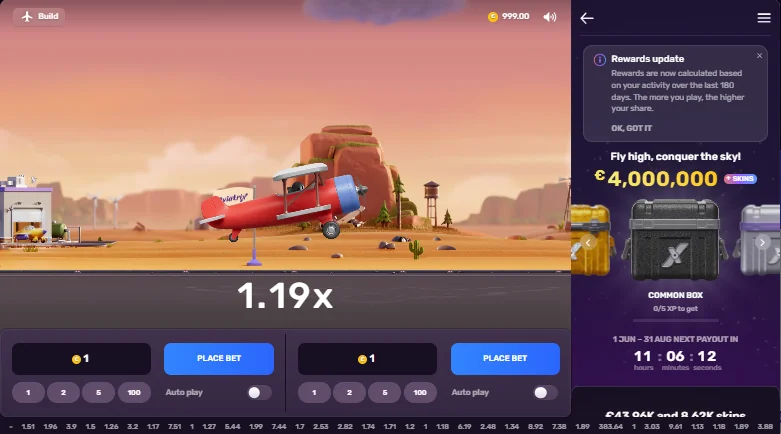 NFT Aviatrix Crash slot game screenshot