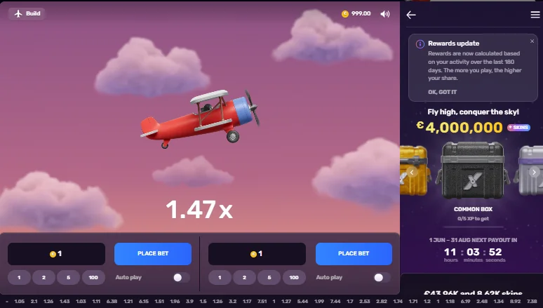 NFT Aviatrix Crash slot features and rtp