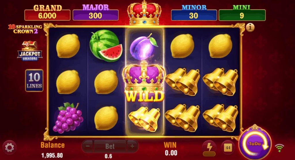 10 Sparkling Crown 2 slot game screenshot