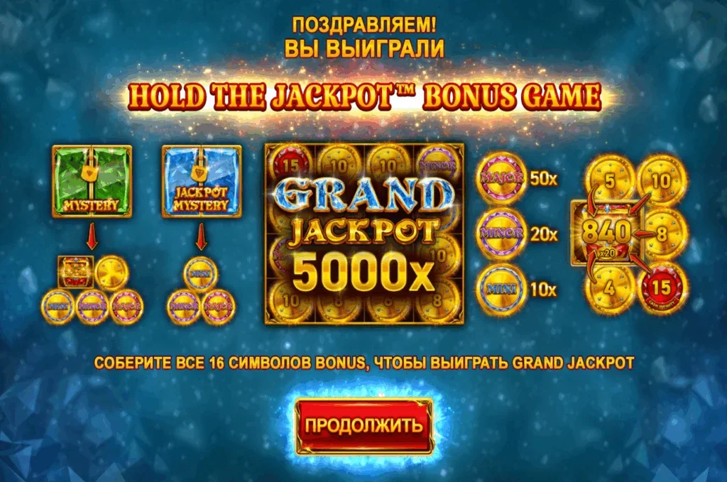 16 Coins x5000 Love the Jackpot slot game