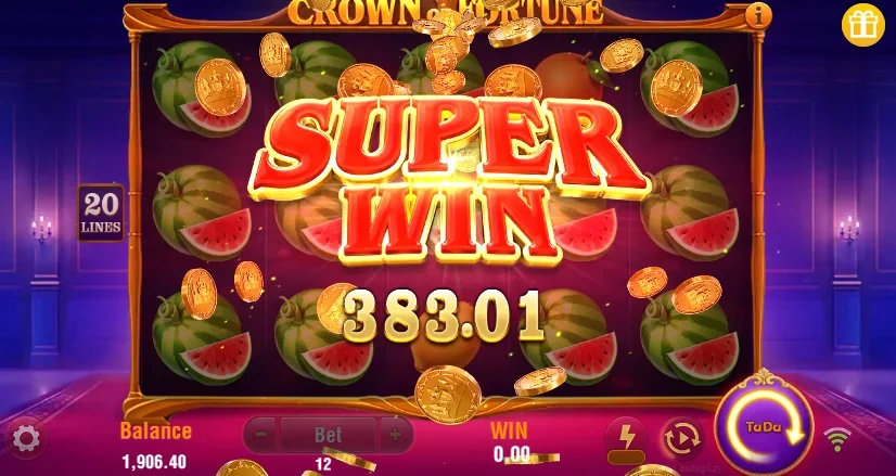 Crown of Fortune slot features and rtp