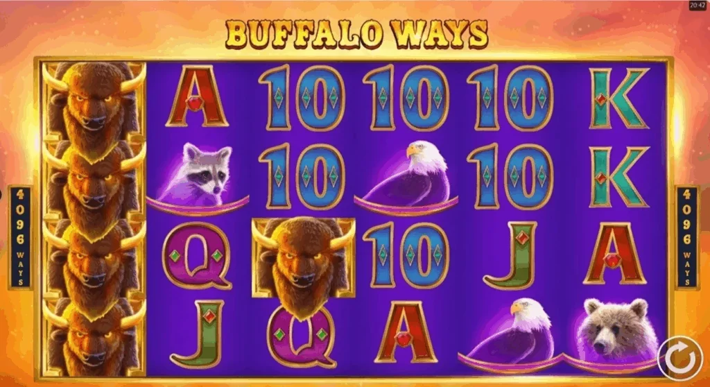 Buffalo Ways slot game screenshot