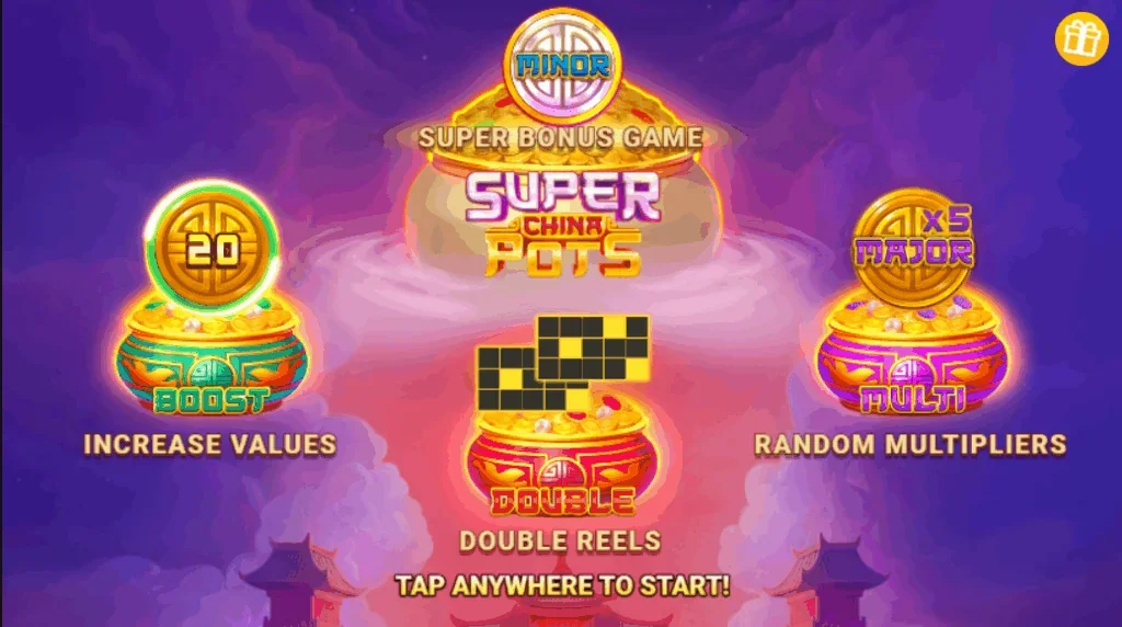 Super China Pots slot game screenshot