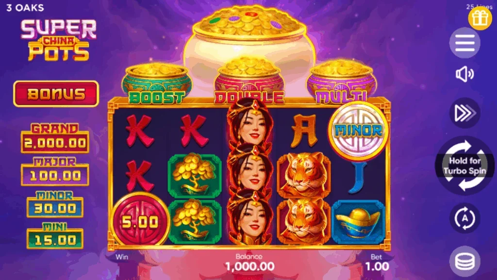 Super China Pots demo gameplay how to play